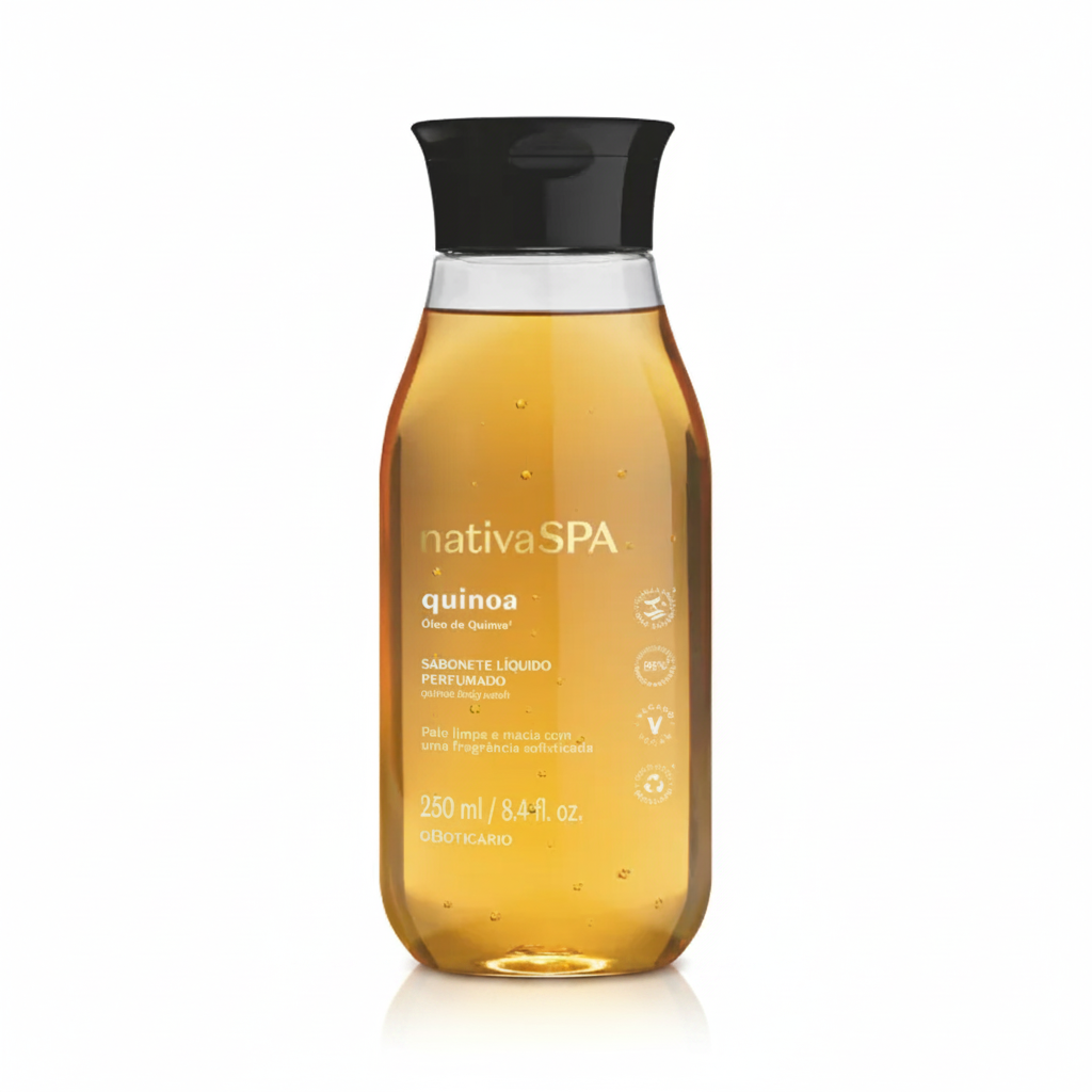 Sabonete Líquido Nativa SPA Quinoa 250ml - fundo branco
