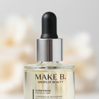 Elixir Facial Make B. 30ml - detalhe macro