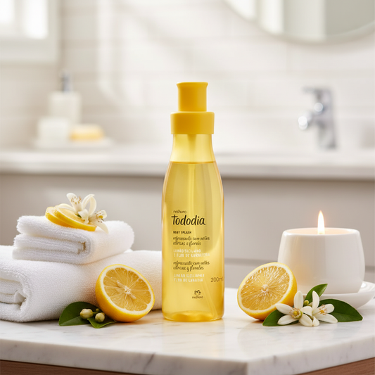 Body Splash Tododia Limão Siciliano e Flor de Laranjeira - spa elegante