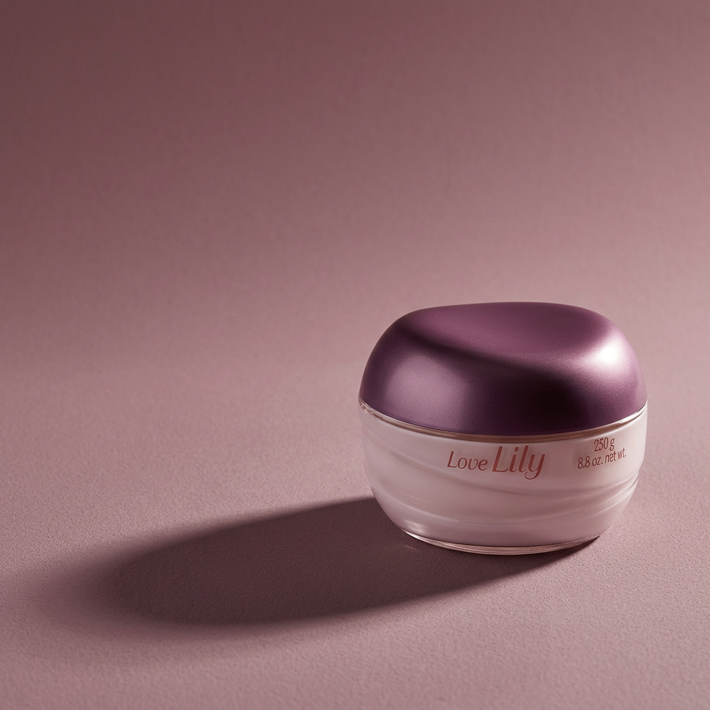 Love Lily com luz lateral e sombra em malva