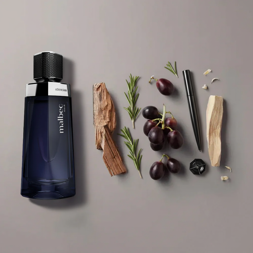Malbec Noir Eau de Toilette - Flat Lay Elegante