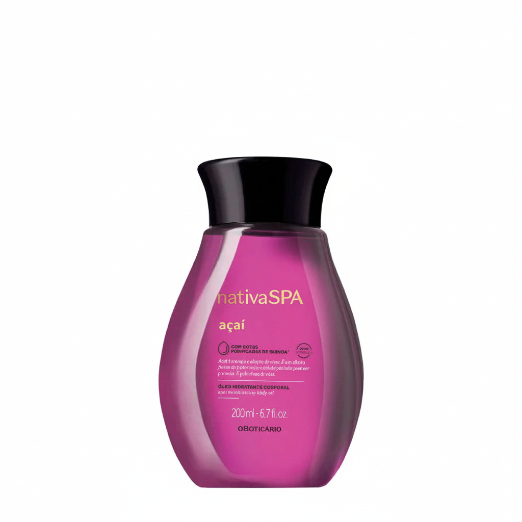 Óleo Hidratante Nativa SPA Açaí 200ml - fundo branco