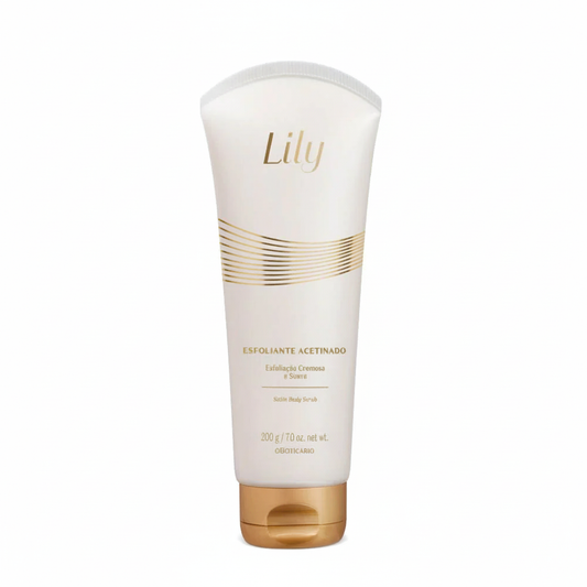 Gommage Hydratant Satiné Lily 200g - Fundo Branco