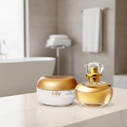 Coffret Lily em banheiro elegante