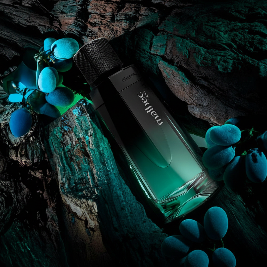 Malbec Vert Eau de Toilette - Madeira com Pedras Turquesa
