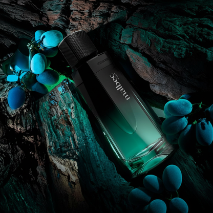 Malbec Vert Eau de Toilette - Madeira com Pedras Turquesa