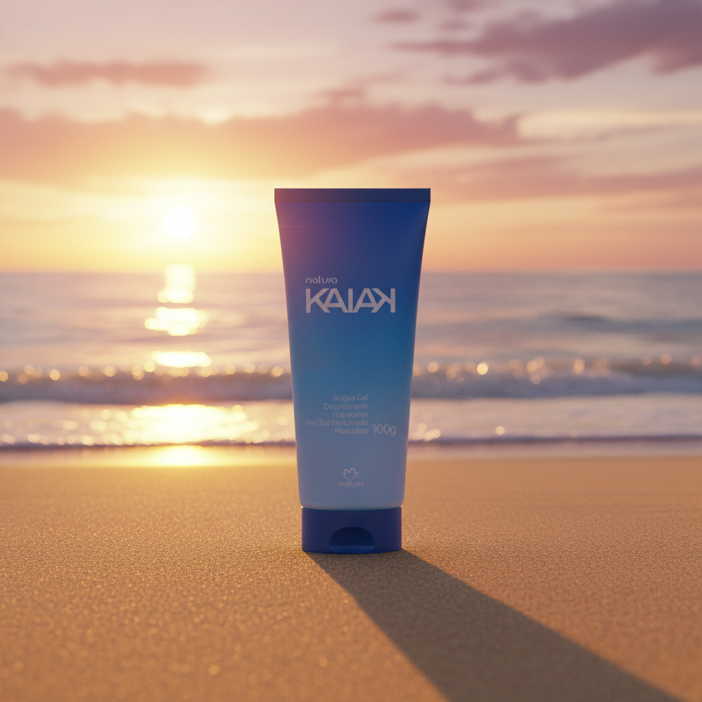 Natura Kaiak Acqua Gel 100g - praia ao pôr do sol