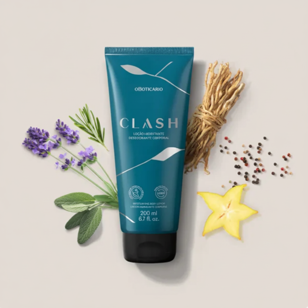 Clash com ramos de lavanda e folhas de sálvia naturais