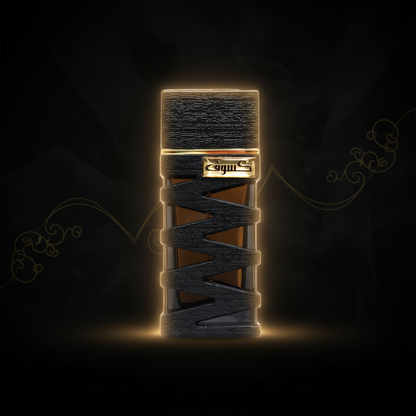 Perfume Kasoof Black Extract com efeito brilho quente elegante