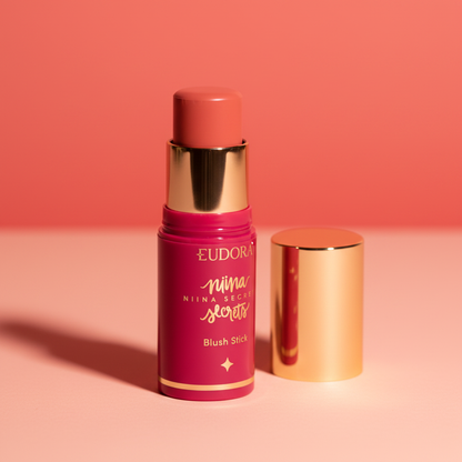 Blush Stick Daily Coral fundo degrâde coral