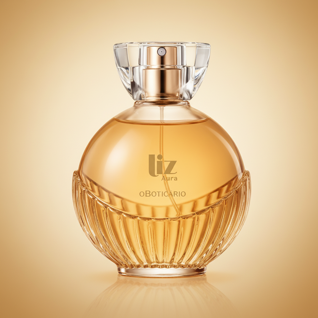 Liz Aura fundo degrâde dourado âmbar
