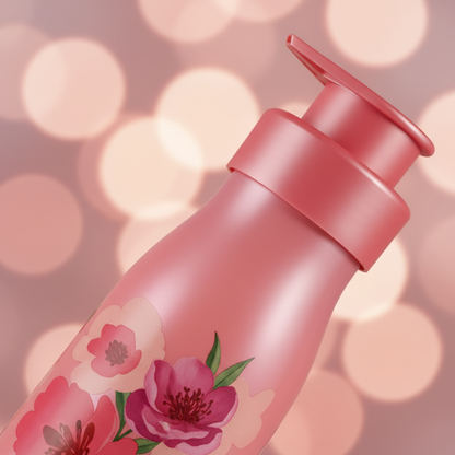 Natura TodoDia Flores Creme Hidratante Flor de Pêssego e Jasmin 400ml – Detalhe Macro