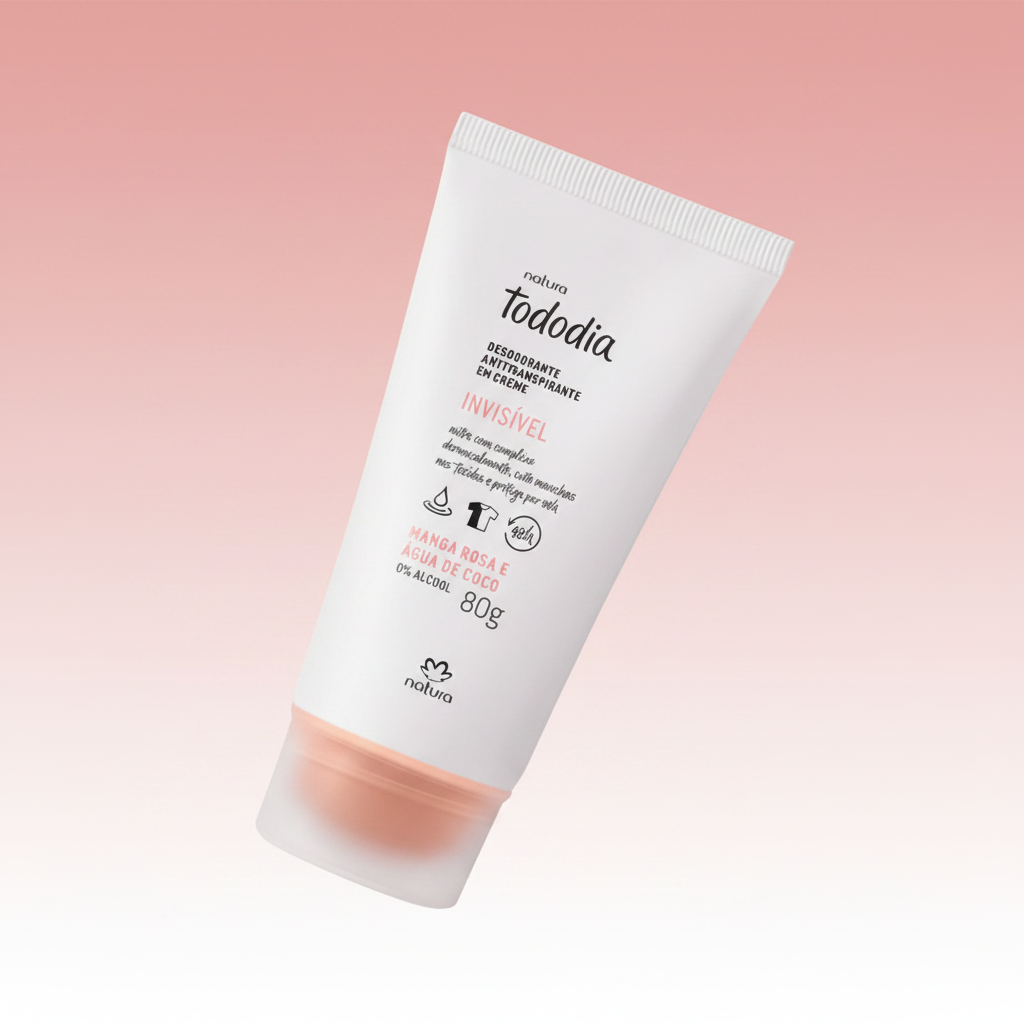 Natura TodoDia Desodorante Creme Manga Rosa e Água de Coco 80g – Degradê Rosa