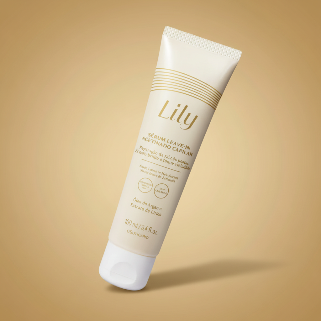 Sérum Leave-in Acetinado Lily 100ml - degrâde dourado