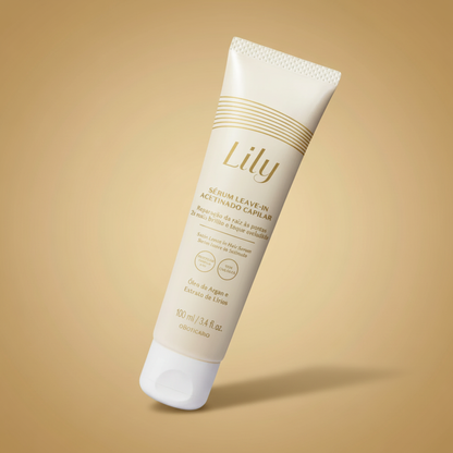 Sérum Leave-in Acetinado Lily 100ml - degrâde dourado