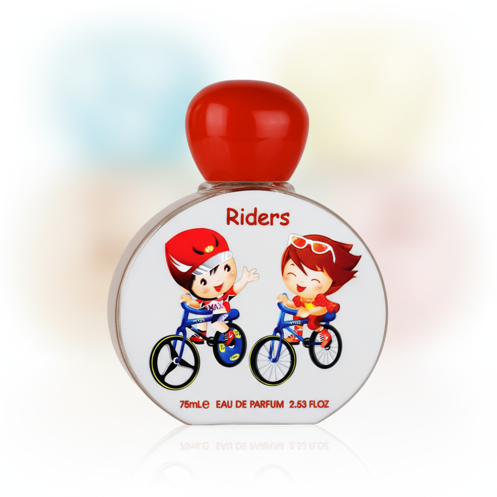 Detalhe da ilustração dos ciclistas