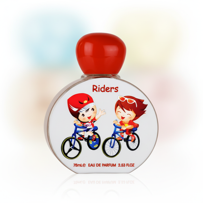 Detalhe da ilustração dos ciclistas