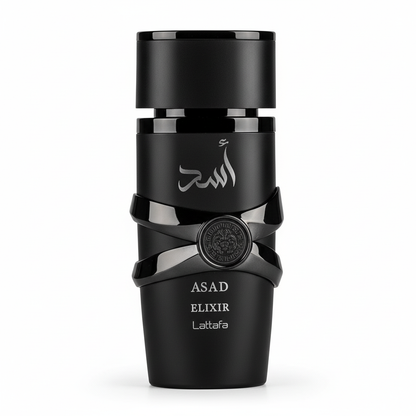 Lattafa Asad Elixir Eau de Parfum 100ml fundo branco