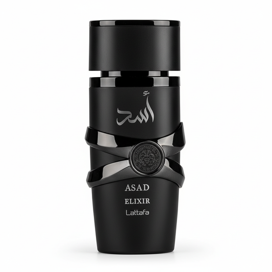 Lattafa Asad Elixir Eau de Parfum 100ml fundo branco