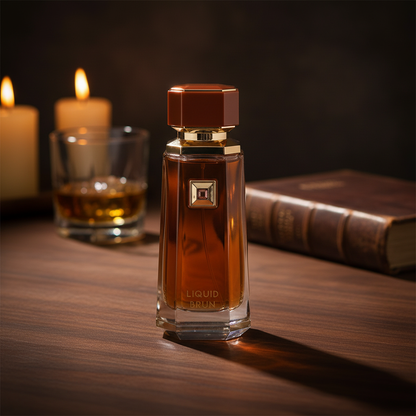 French Avenue Liquid Brun EDP - Lifestyle soirée boisée