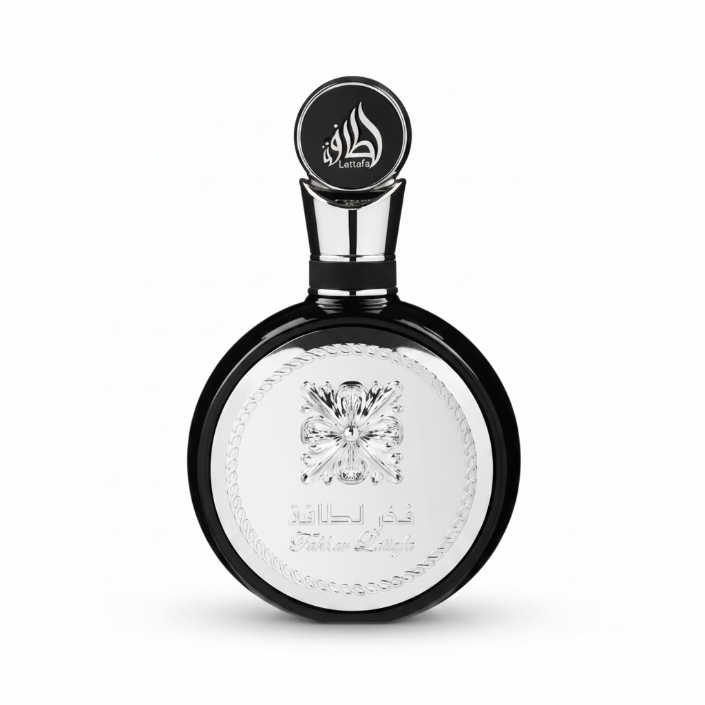 Lattafa Fakhar Black - Fundo Branco Clean