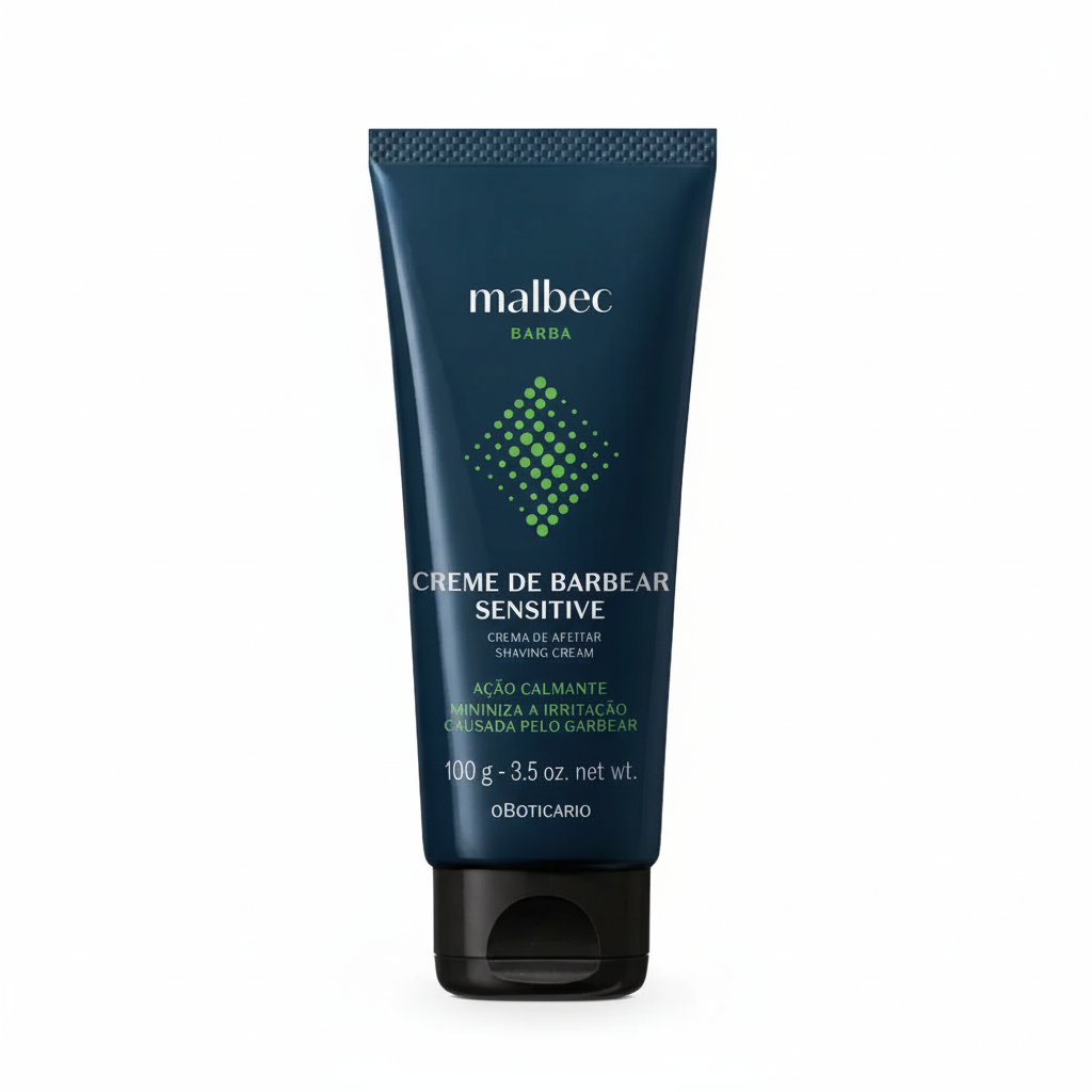 Crème à Raser Malbec Club Sensitive 100 g - Vue principale