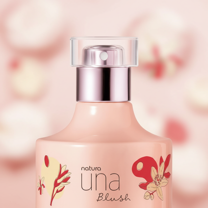 Una Blush 75ml - detalhe da tampa rose gold