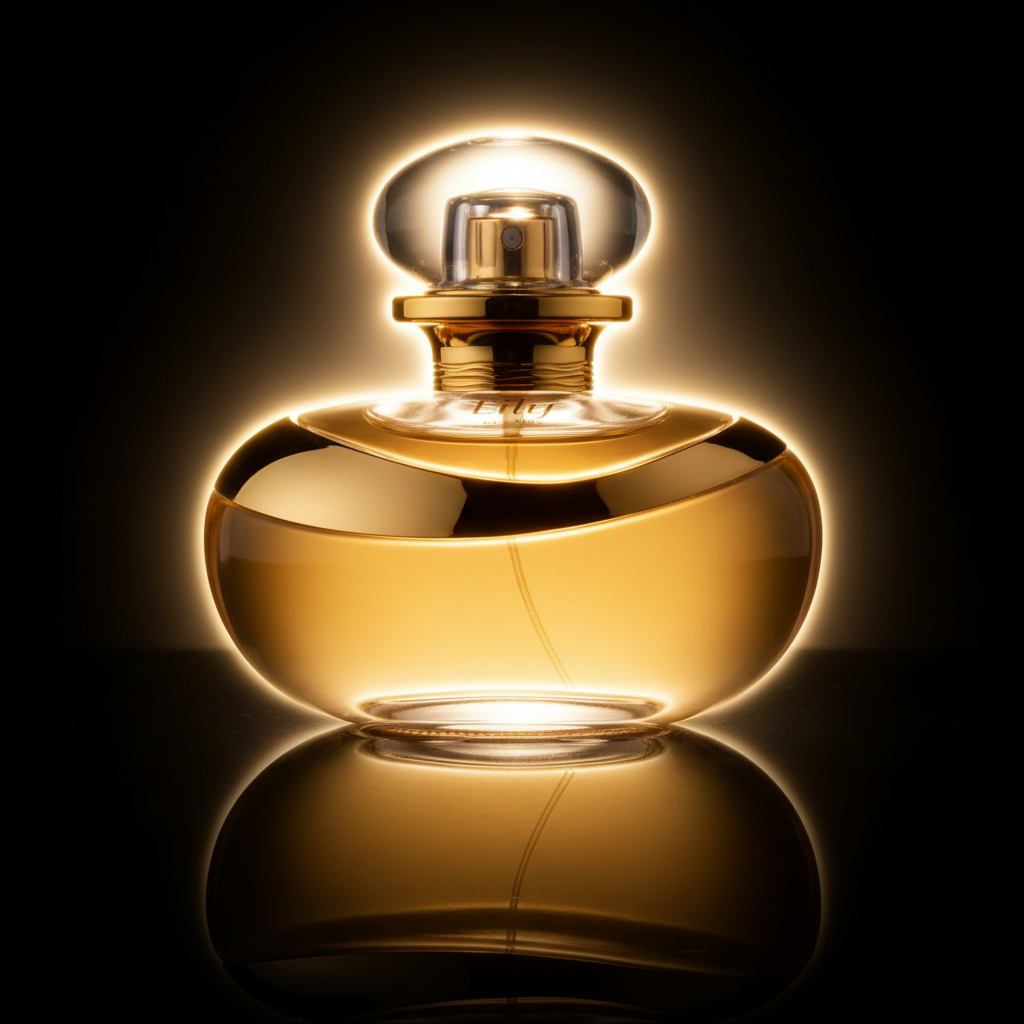 Lily Eau de Parfum com iluminação artística