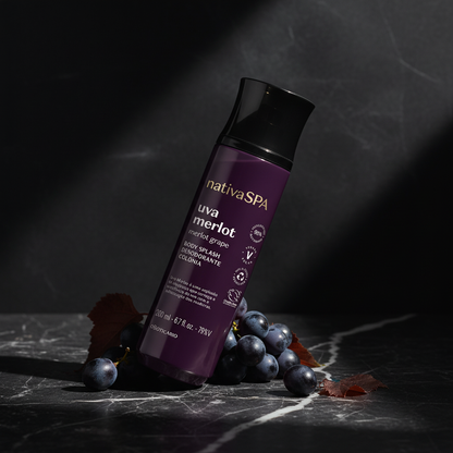 Nativa Spa Uva Merlot - Ângulo 45 Graus