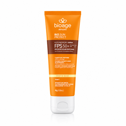 Bioage Bio-Sunprotect Protetor Solar Efeito Base FPS 50+ Tom 4, 45 g, foto principal em fundo branco