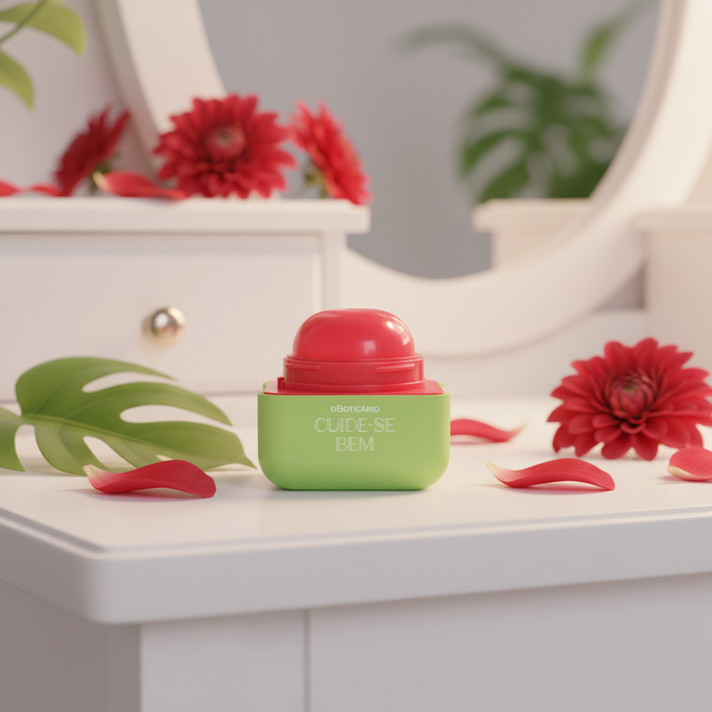 Balm Labial Melancia Cuide-se Bem - lifestyle penteadeira
