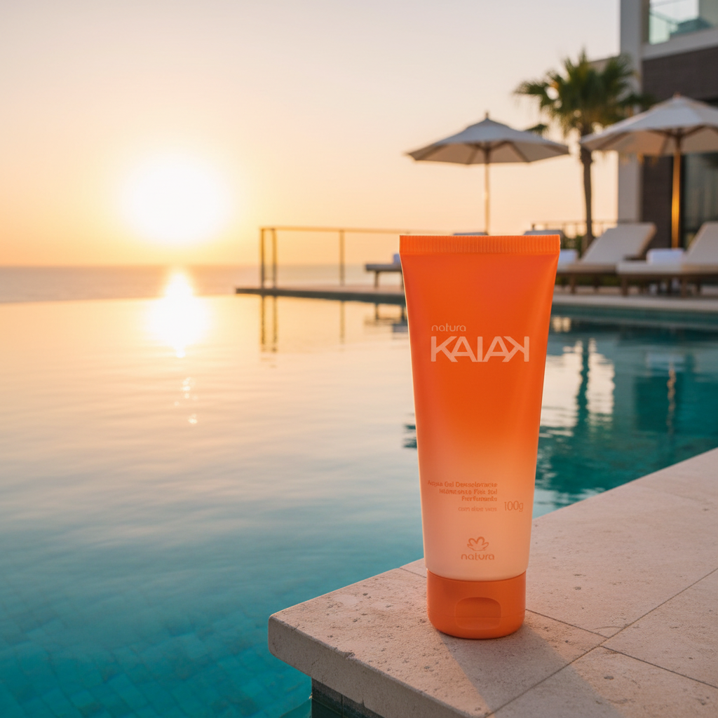 Natura Kaiak Acqua Gel Feminino 100g - beira da piscina