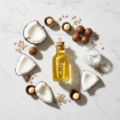 Ingrédients nourrissants - argan, coco, macadamia