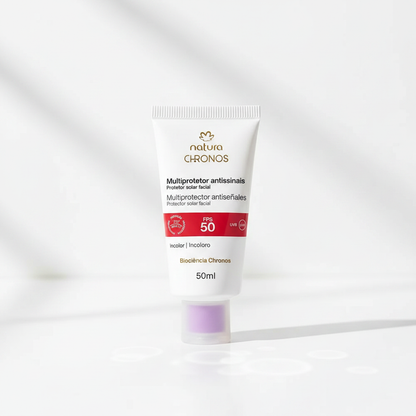 Natura Chronos Multiprotetor Antissinais FPS 50 Incolor 50ml – Lifestyle Skincare