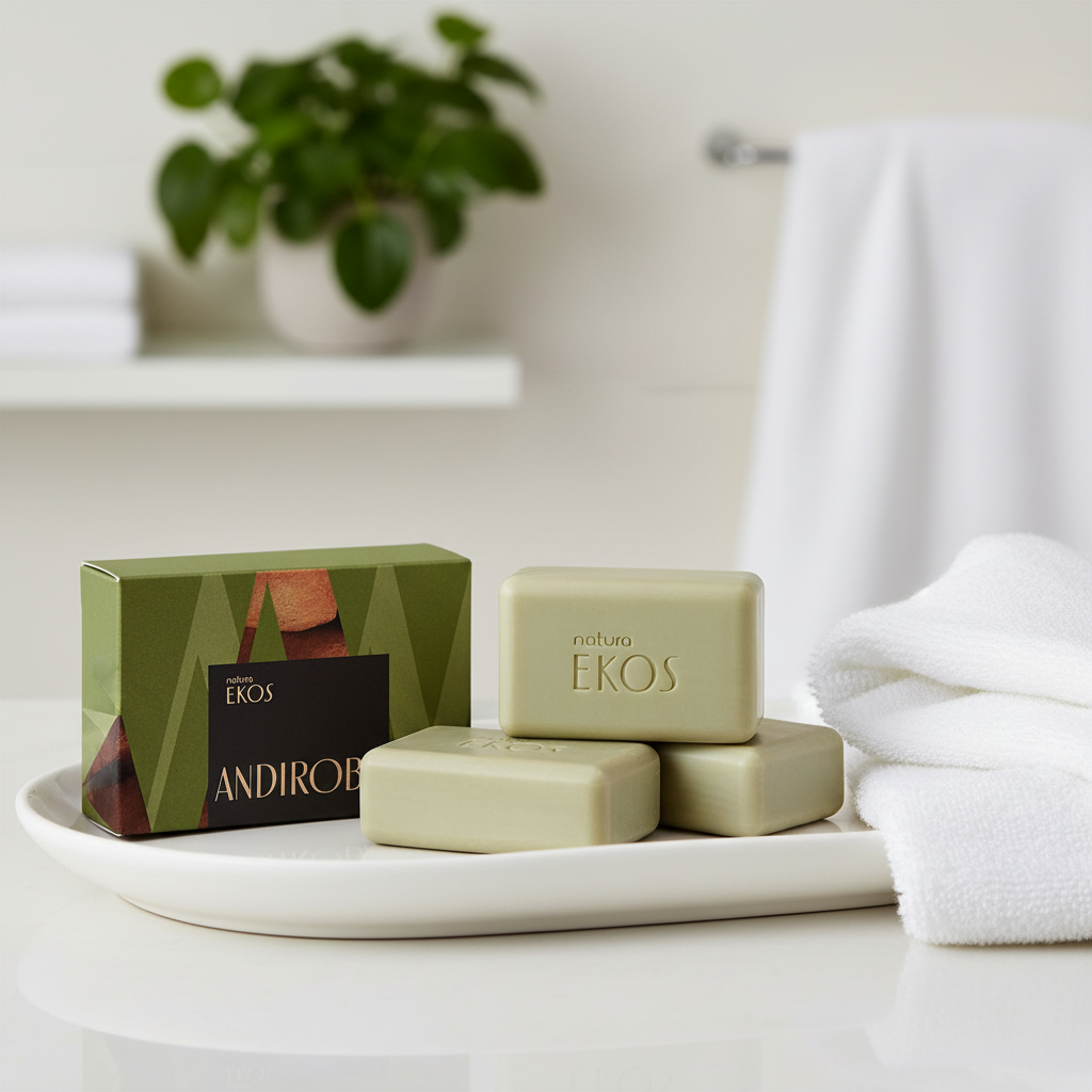 Natura Ekos Andiroba Sabonete 4x100g - banheiro feminino