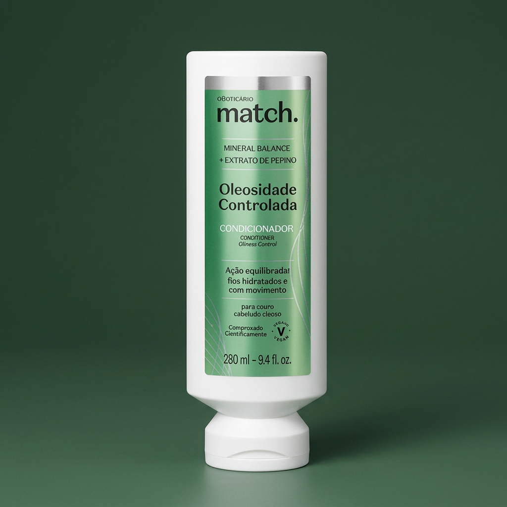 Produto Match em cenário verde