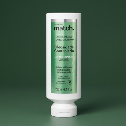 Produto Match em cenário verde