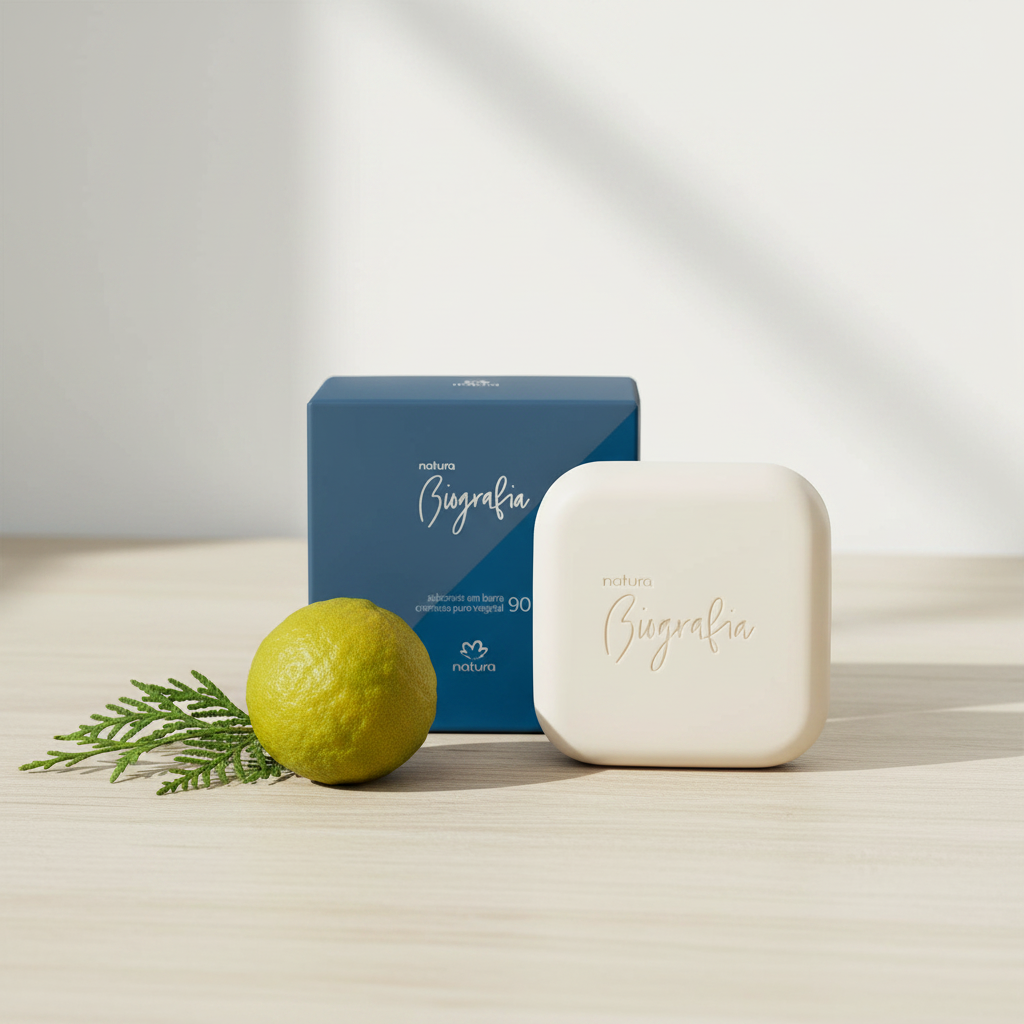 Sabonete Biografia Masculino 90g - Ingredientes naturais