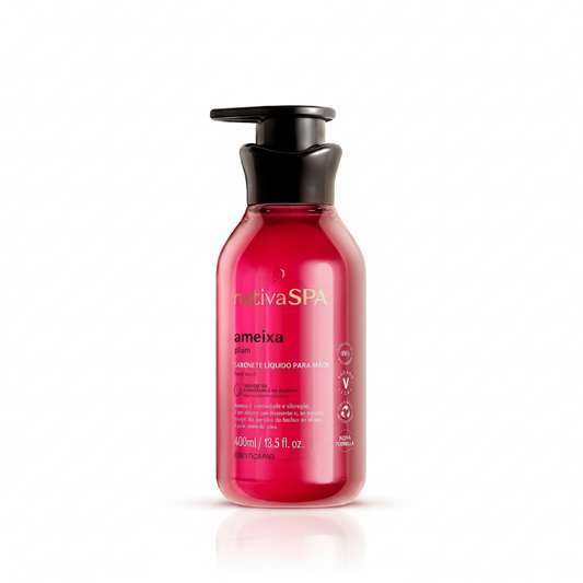 Sabonete Líquido Nativa SPA Ameixa - fundo branco