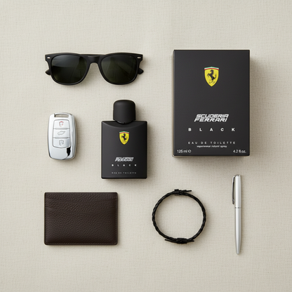 Ferrari Black Eau de Toilette - Flat Lay