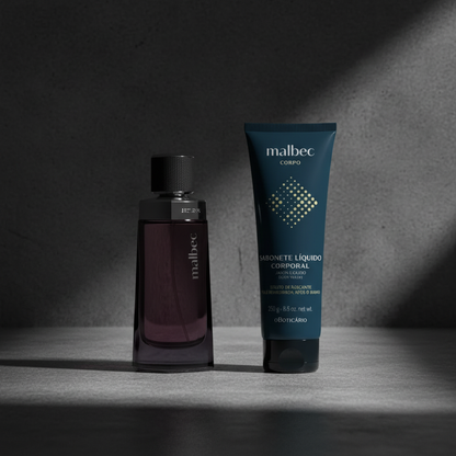 Coffret Malbec - duo composição betão escuro