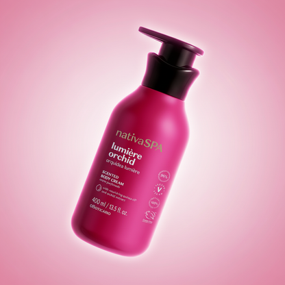 Nativa SPA Orquídea Lumière - fundo degradê rosa