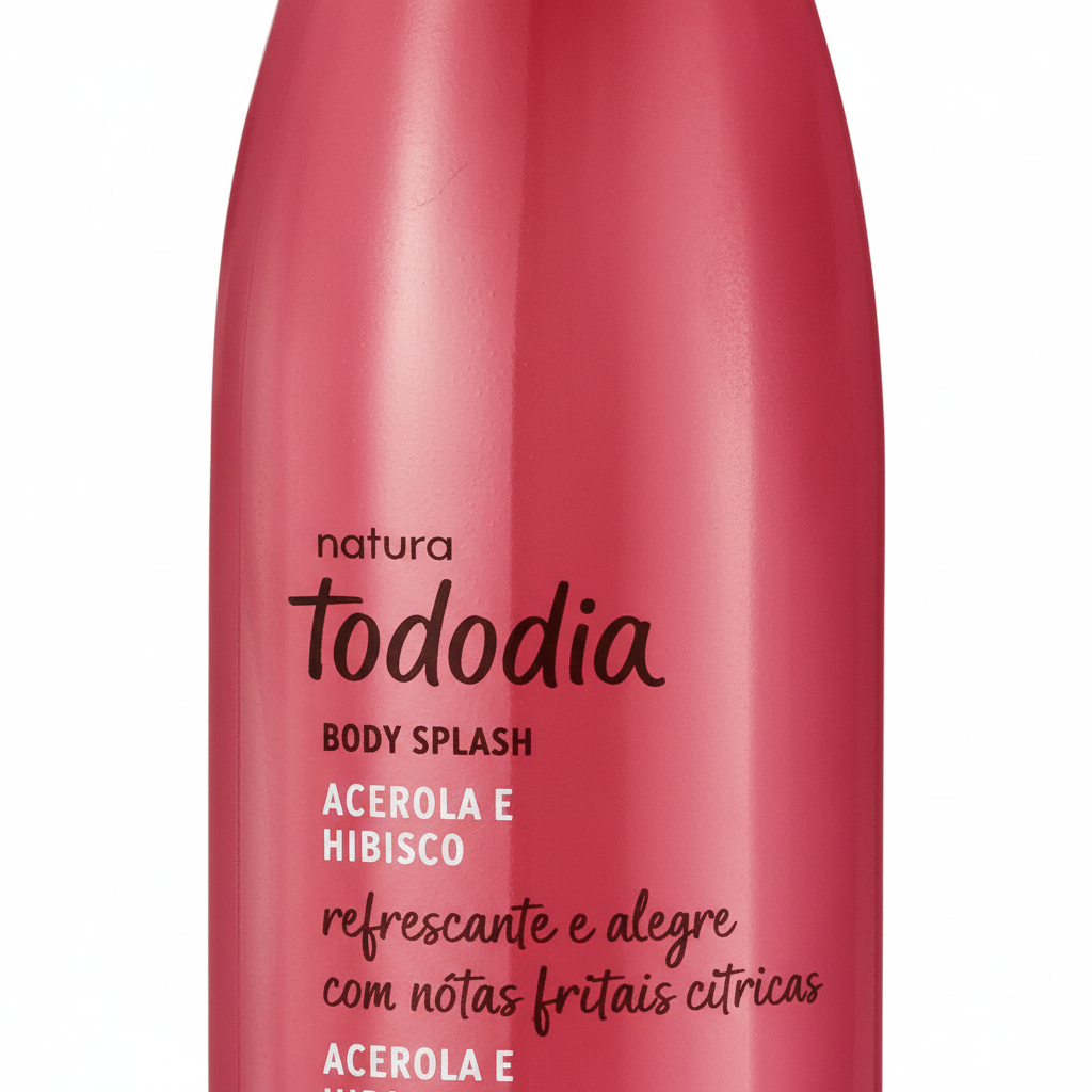 Body Splash Tododia Acerola e Hibisco - Detalhe Textura