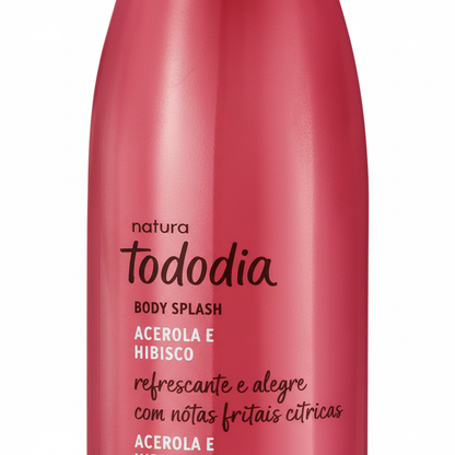 Body Splash Tododia Acerola e Hibisco - Detalhe Textura