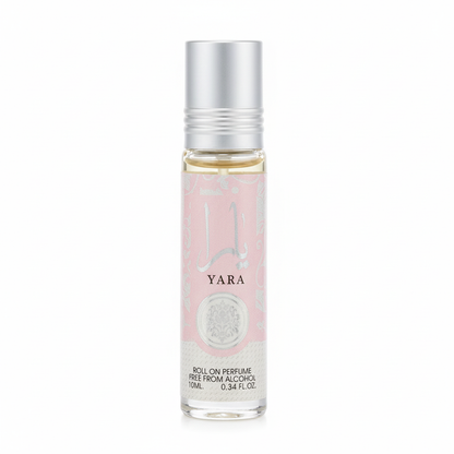 Lattafa Yara Roll-On Feminino Óleo Perfumado 10ml fundo branco