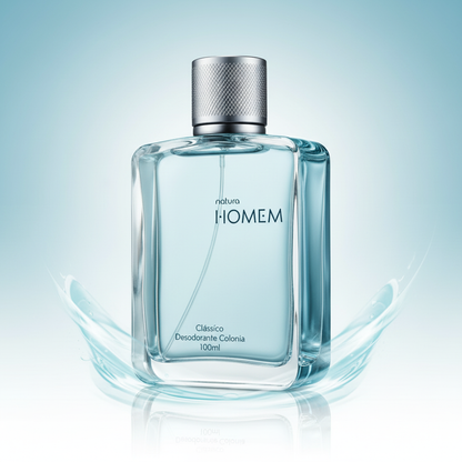 Natura Homem Clássico 100ml - ângulo 45 graus