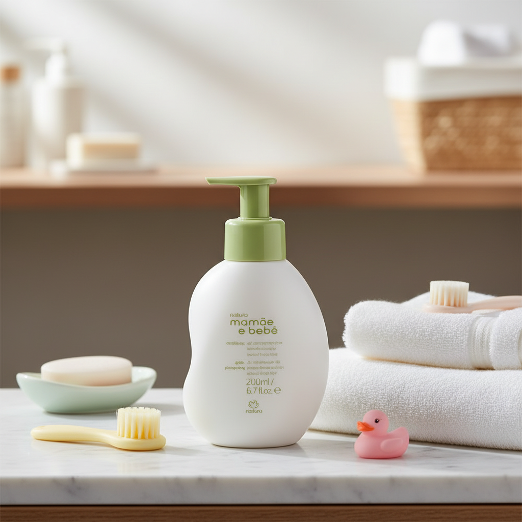 Conditionneur Mamãe Bebê - Ambiance salle de bain bébé