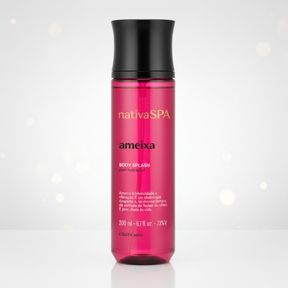 Ameixa Body Splash Nativa SPA - Detalhe do Frasco