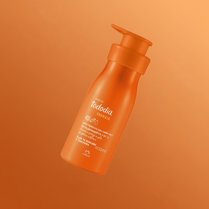 Crème Corps Énergisante 2 en 1 Tododia Energia Natura 400ml