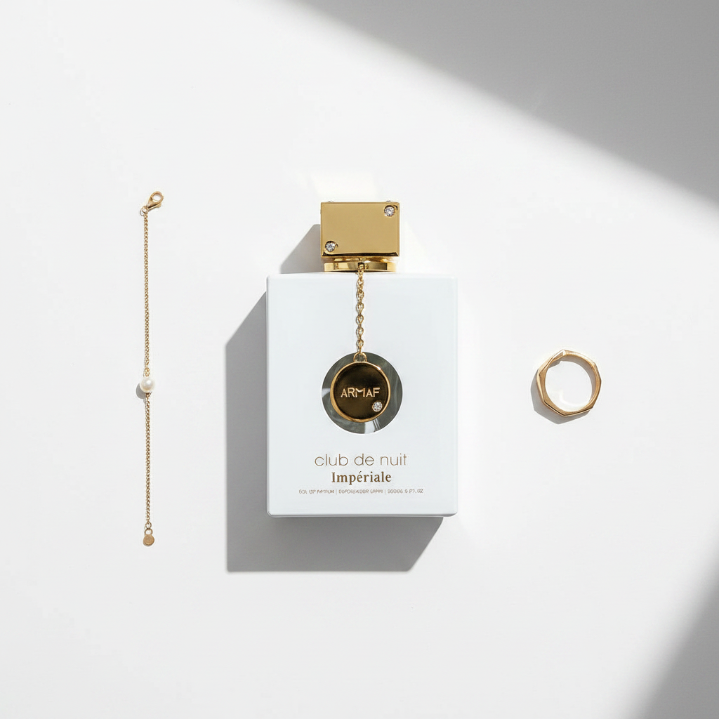 Armaf Club de Nuit Imperiale — flat lay